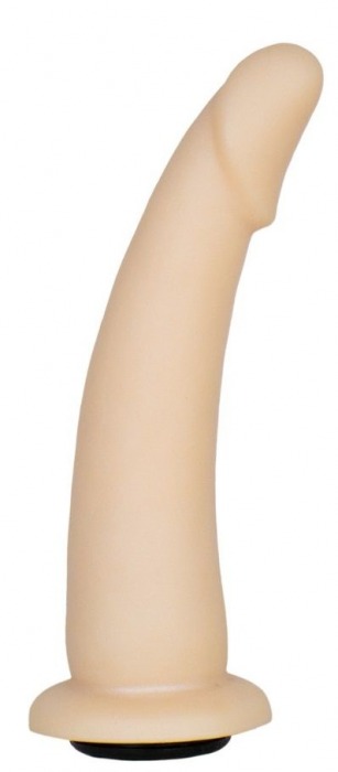 Телесная гладкая насадка-фаллоимитатор Harness - 17 см. - LOVETOY (А-Полимер) - купить с доставкой в Грозном