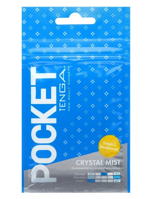 Карманный мастурбатор Crystal Mist - Tenga - в Грозном купить с доставкой