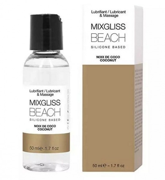 Смазка на силиконовой основе Mixgliss Beach - 50 мл. - Mixgliss - купить с доставкой в Грозном