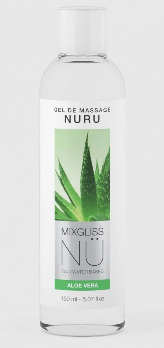 Массажный гель на водной основе Mixgliss NU Aloe Vera - 150 мл. - Mixgliss - купить с доставкой в Грозном