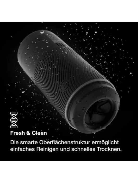 Черный мастурбатор с контролем всасывания Arcwave Pow Stroker - Arcwave - в Грозном купить с доставкой