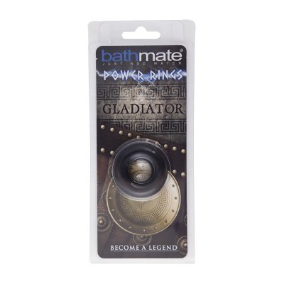 Чёрное эрекционное кольцо Gladiator - Bathmate - в Грозном купить с доставкой