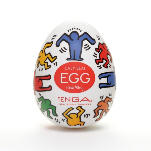 Мастурбатор-яйцо Keith Haring EGG DANCE - Tenga - в Грозном купить с доставкой