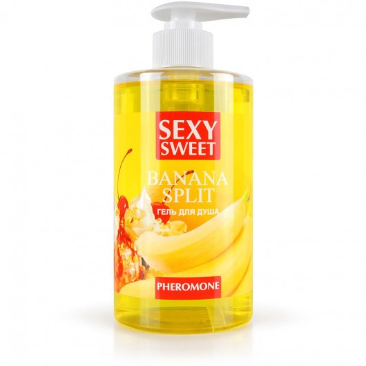 Гель для душа Sexy Sweet Banana Split с ароматом банана и феромонами - 430 мл. -  - Магазин феромонов в Грозном