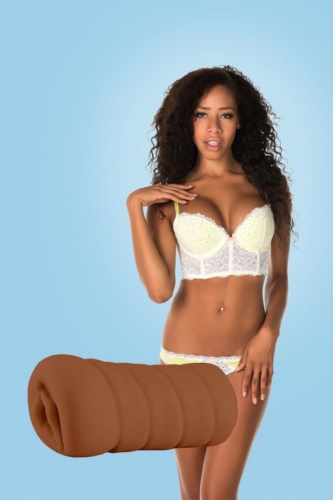 Коричневый мастурбатор-вагина BRIANNA - Dream Toys - в Грозном купить с доставкой