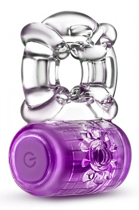 Фиолетовое эрекционное виброкольцо One Night Stand Vibrating C-Ring - Blush Novelties - в Грозном купить с доставкой