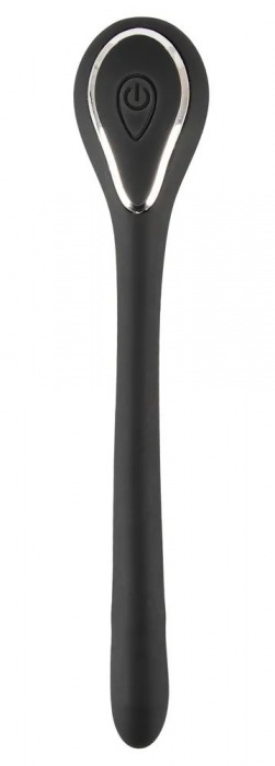 Черный гибкий уретральный стимулятор с вибрацией Vibrating Bendable Dilator - 13,5 см. - Orion - купить с доставкой в Грозном