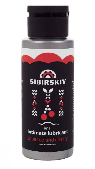 Анальный лубрикант на водной основе SIBIRSKIY с ароматом вишни и табака - 100 мл. - Sibirskiy - купить с доставкой в Грозном