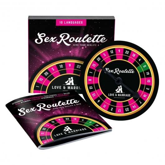 Настольная игра-рулетка Sex Roulette Love   Marriage - Tease&Please - купить с доставкой в Грозном
