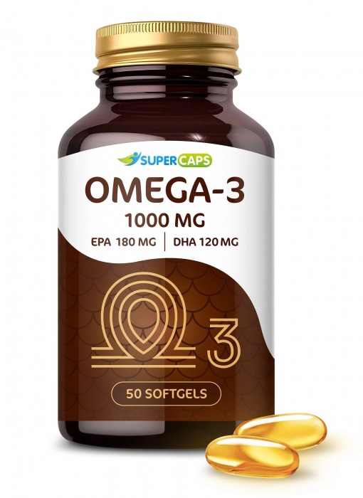 Пищевая добавка SuperCaps OMEGA-3 - 50 капсул (1000 мг) - SuperCaps - купить с доставкой в Грозном