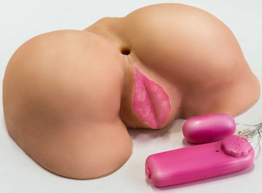 Вибровагина с двумя отверстиями и с выносным пультом - LOVETOY (А-Полимер) - в Грозном купить с доставкой