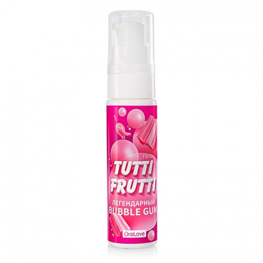 Интимный гель на водной основе Tutti-Frutti Bubble Gum - 30 гр. - Биоритм - купить с доставкой в Грозном