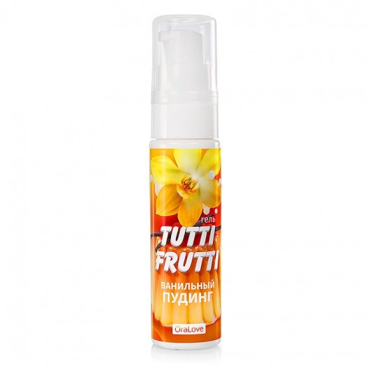 Интимный гель на водной основе Tutti-Frutti  Ванильный пудинг  - 30 гр. - Биоритм - купить с доставкой в Грозном