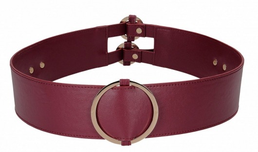 Бордовый ремень Halo Waist Belt - размер L-XL - Shots Media BV - купить с доставкой в Грозном