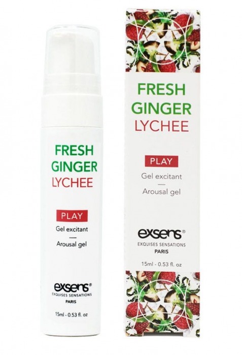 Возбуждающий гель Fresh Ginger Lychee Arousal Gel - 15 мл. - Exsens - купить с доставкой в Грозном