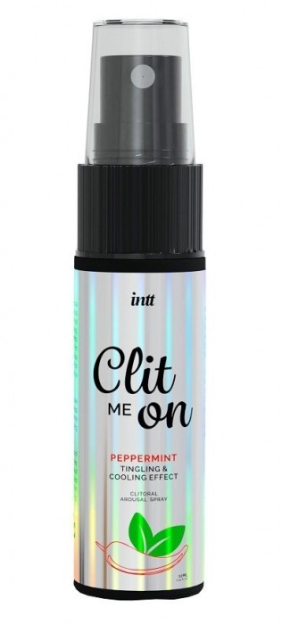Клиторальный возбуждающий спрей Clit Me On Peppermint - 12 мл. - INTT - купить с доставкой в Грозном