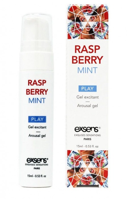 Возбуждающий гель Raspberry Mint с ароматом малины и мяты - 15 мл. - Exsens - купить с доставкой в Грозном