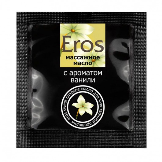 Саше массажного масла Eros sweet c ароматом ванили - 4 гр. - Биоритм - купить с доставкой в Грозном