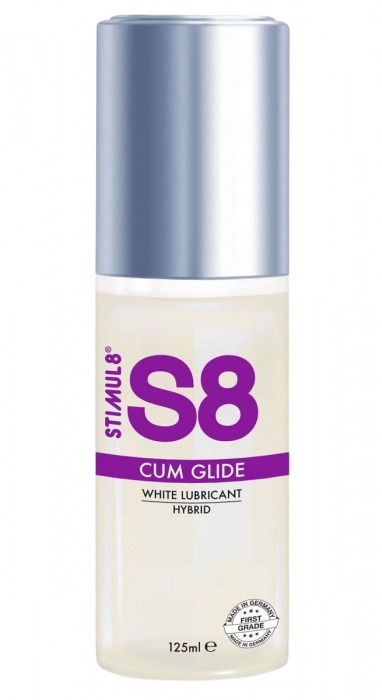 Гибридный лубрикант S8 Hybrid Cum Glide с консистенцией спермы - 125 мл. - Stimul8 - купить с доставкой в Грозном