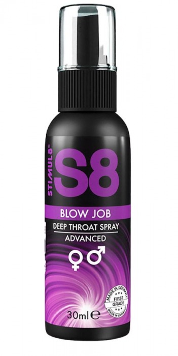 Лубрикант для орального секса S8 Deep Throat Spray - 30 мл. - Stimul8 - купить с доставкой в Грозном
