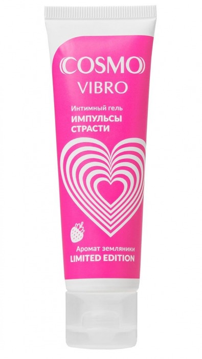 Возбуждающий гель на водно-силиконовой основе Cosmo Vibro с ароматом земляники - 50 гр. - Биоритм - купить с доставкой в Грозном