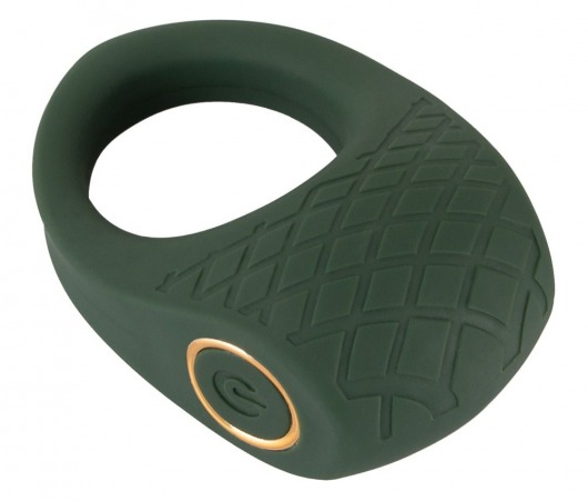 Зеленое эрекционное виброкольцо Luxurious Vibro Cock Ring - Orion - в Грозном купить с доставкой