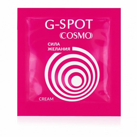 Стимулирующий интимный крем для женщин Cosmo G-spot - 2 гр. - Биоритм - купить с доставкой в Грозном