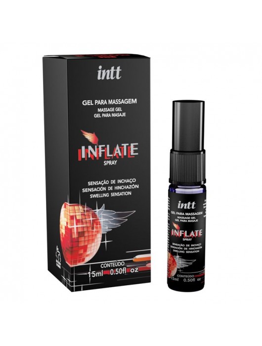 Мужской возбуждающий спрей Inflate - 15 мл. - INTT - купить с доставкой в Грозном