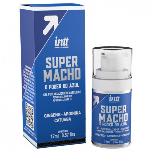 Мужской стимулирующий гель Super Macho - 17 мл. - INTT - купить с доставкой в Грозном