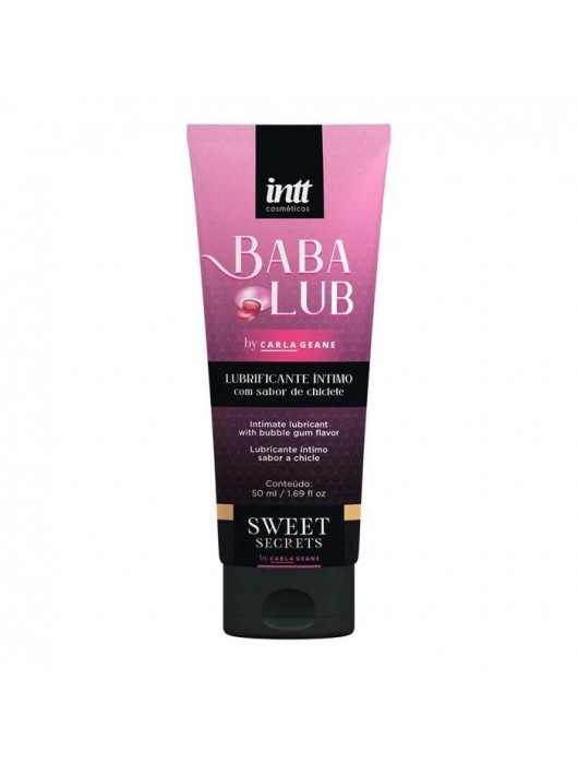 Лубрикант на водной основе Babalub с ароматом жвачки - 50 мл. - INTT - купить с доставкой в Грозном