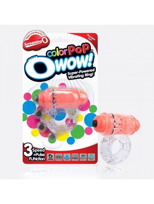 Неоновое оранжевое кольцо на пенис O wow! - Screaming O - в Грозном купить с доставкой