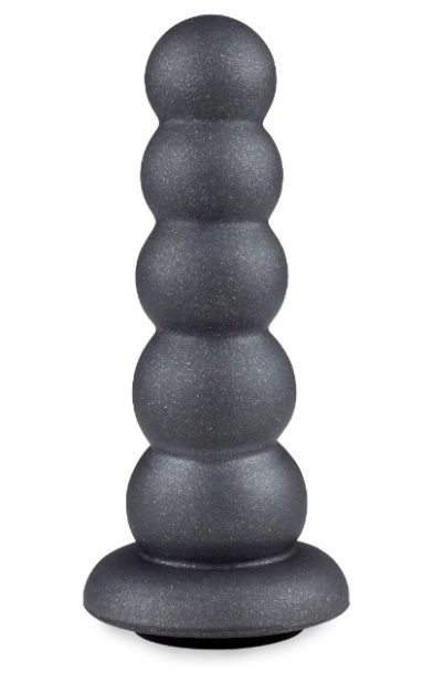 Серая насадка-ёлочка PLATINUM 4,5’’ - 12,5 см. - LOVETOY (А-Полимер) - купить с доставкой в Грозном