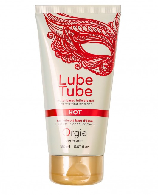 Интимный гель на водной основе Lube Tube Hot с разогревающим эффектом - 150 мл. - ORGIE - купить с доставкой в Грозном
