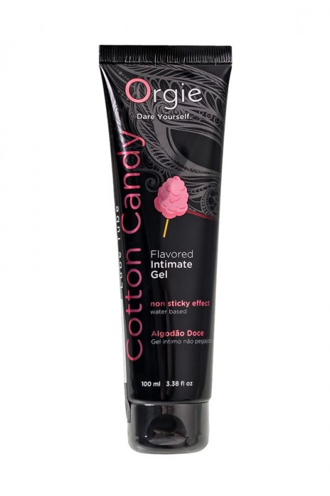 Интимный гель на водной осное Lube Tube Cotton Candy со вкусом сахарной ваты - 100 мл. - ORGIE - купить с доставкой в Грозном
