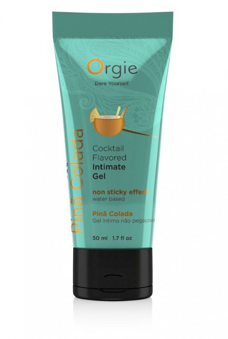 Съедобный интимный гель Orgie Lube Tube Cocktail Pina Colada - 50 мл. - ORGIE - купить с доставкой в Грозном