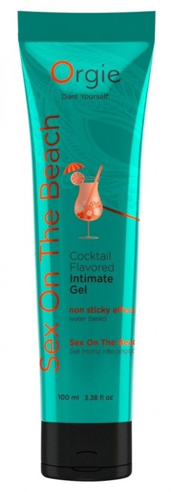 Съедобный интимный гель Orgie Lube Tube Cocktail Sex On The Beach - 100 мл. - ORGIE - купить с доставкой в Грозном