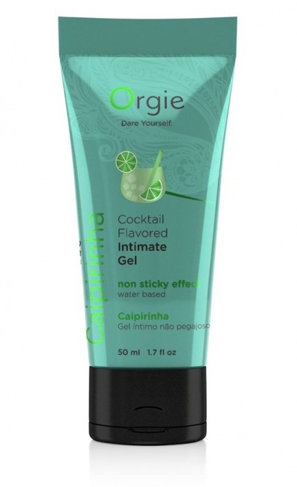 Съедобный интимный гель Orgie Lube Tube Cocktail Caipirinha - 50 мл. - ORGIE - купить с доставкой в Грозном