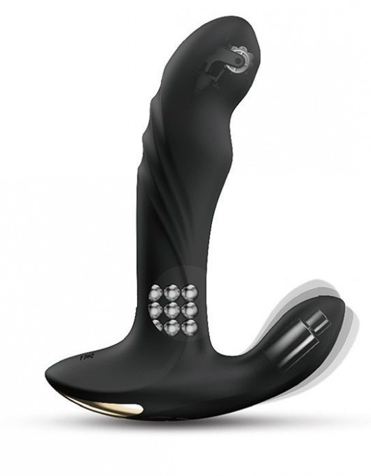 Черный вибромассажер простаты Multi P-Joy с 3 моторами - Dorcel - в Грозном купить с доставкой