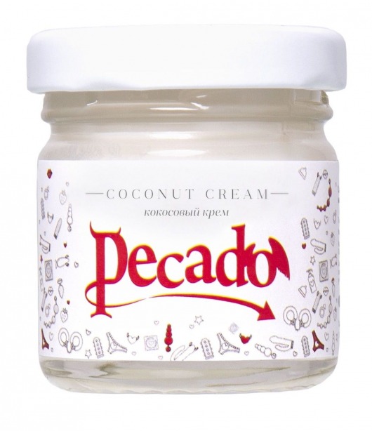 Массажная свеча Сoconut Cream - 35 мл. - Pecado - купить с доставкой в Грозном