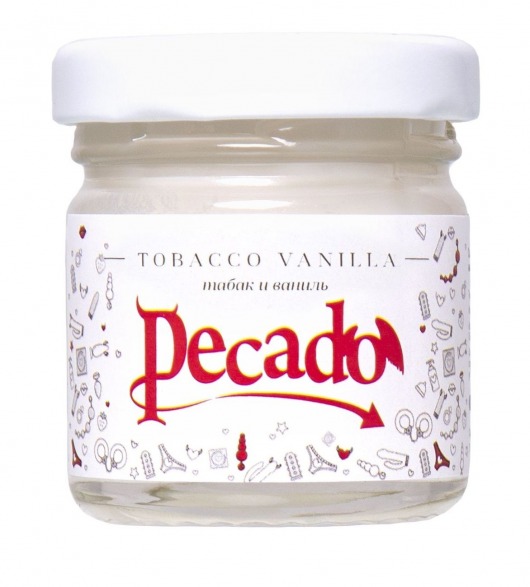 Массажная свеча Tobacco Vanilla - 35 мл. - Pecado - купить с доставкой в Грозном