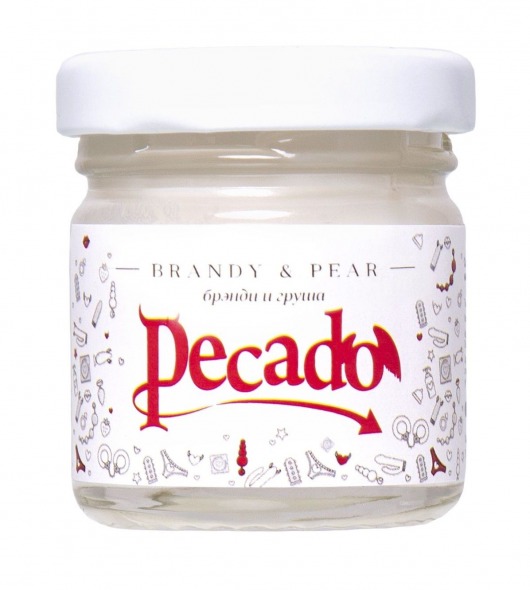 Массажная свеча Brandy   Pear - 35 мл. - Pecado - купить с доставкой в Грозном