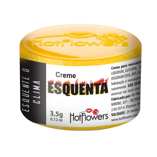 Возбуждающий крем Esquenta с разогревающим эффектом - 3,5 гр. - HotFlowers - купить с доставкой в Грозном