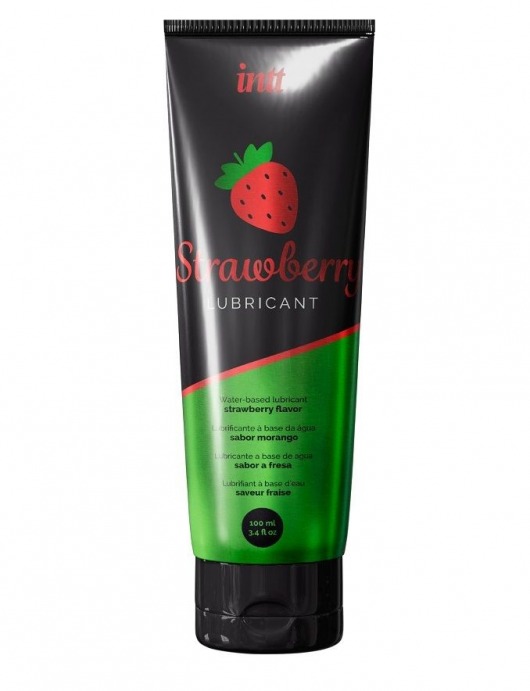 Смазка на водной основе с ароматом клубники Strawberry Lubricant - 100 мл. - INTT - купить с доставкой в Грозном