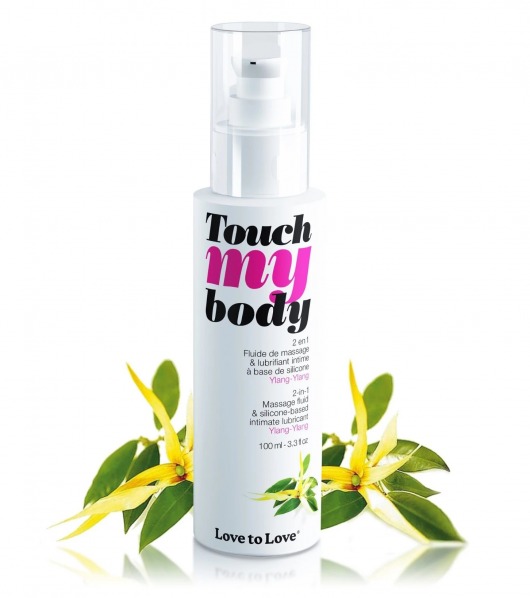 Силиконовый лубрикант 2-в-1 Touch My Body с ароматом иланг-иланга - 100 мл. - Love to Love - купить с доставкой в Грозном