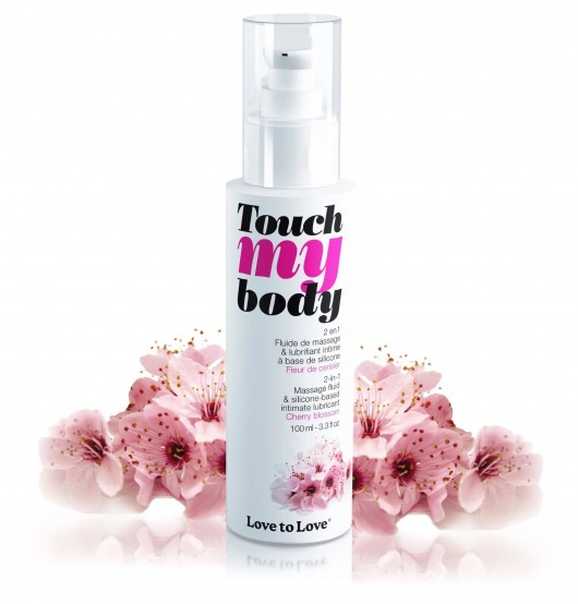 Силиконовый лубрикант 2-в-1 Touch My Body с ароматом вишнёвого цвета - 100 мл. - Love to Love - купить с доставкой в Грозном