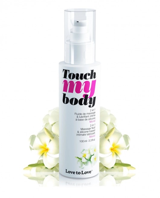 Силиконовый лубрикант 2-в-1 Touch My Body с ароматом моной - 100 мл. - Love to Love - купить с доставкой в Грозном