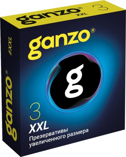 Презервативы увеличенного размера Ganzo XXL - 3 шт. - Ganzo - купить с доставкой в Грозном
