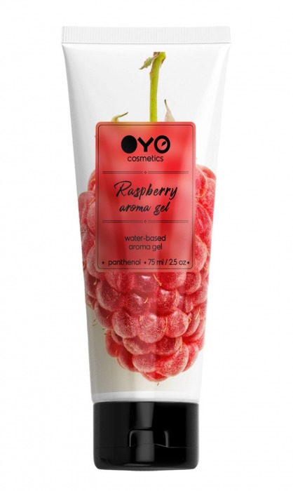 Лубрикант на водной основе OYO Aroma Gel Raspberry с ароматом малины - 75 мл. - OYO - купить с доставкой в Грозном