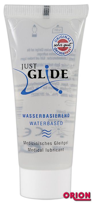 Вагинальная смазка на водной основе JUSTGLIDE - 20 мл. - Orion - купить с доставкой в Грозном