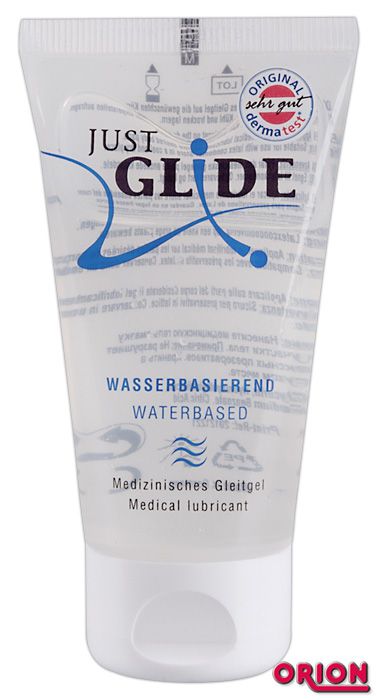 Вагинальная смазка на водной основе JUSTGLIDE - 50 мл. - Orion - купить с доставкой в Грозном